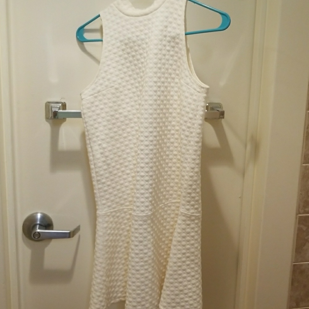Cream Dress Abercrombie & Fitch